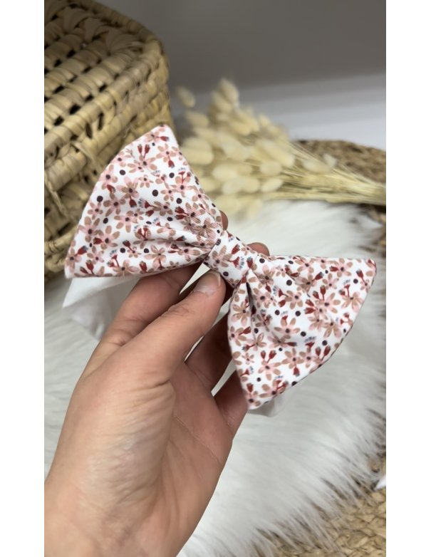 Bandeau gros noeud fleuri