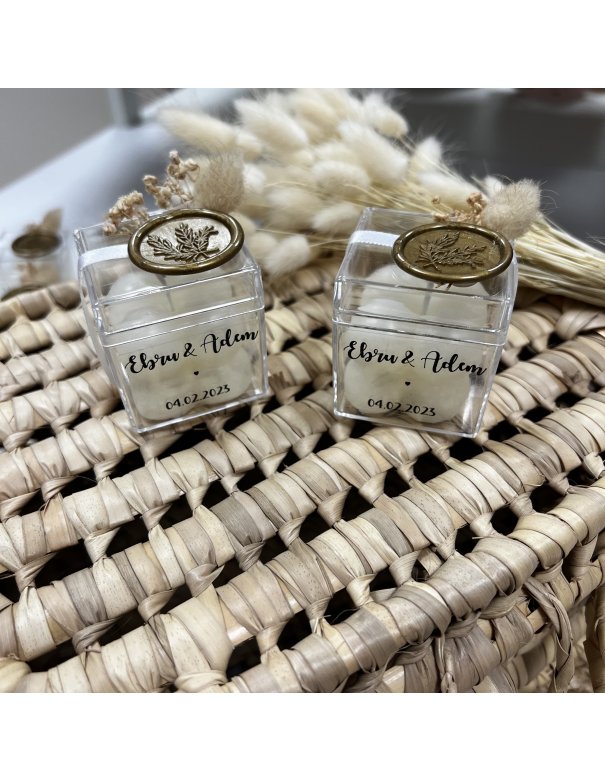 Bougie bubble en boîte personnalisée Bougie bubble en boîte personnalisée