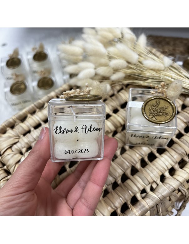 Bougie bubble en boîte personnalisée Bougie bubble en boîte personnalisée