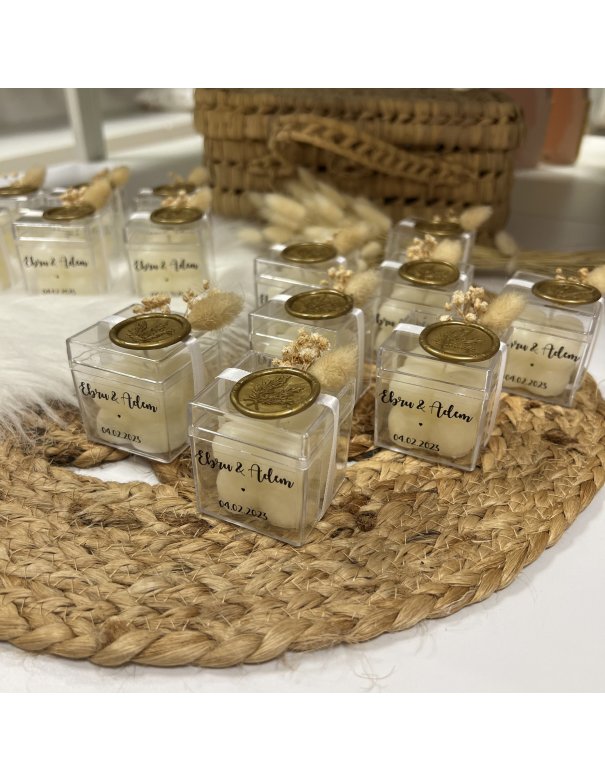 Bougie bubble en boîte personnalisée Bougie bubble en boîte personnalisée