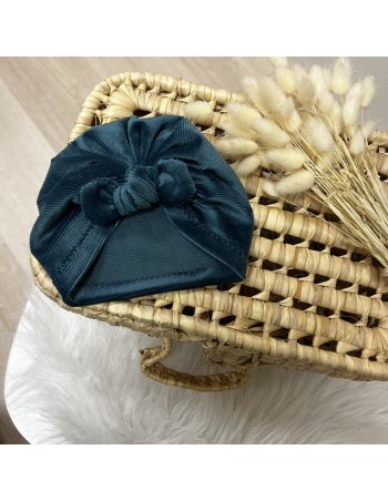 Turban petit noeud velours...