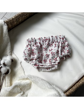 Bloomer double gaze petite fleur rouge 2