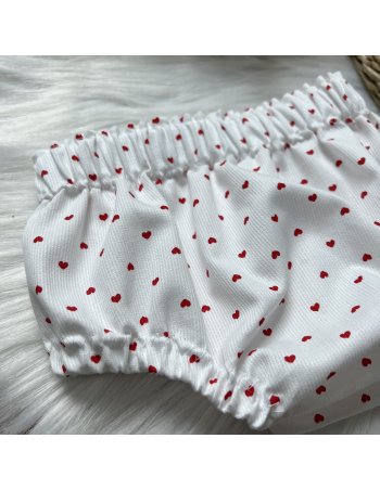 Bloomer côtelé petit coeur rouge 2