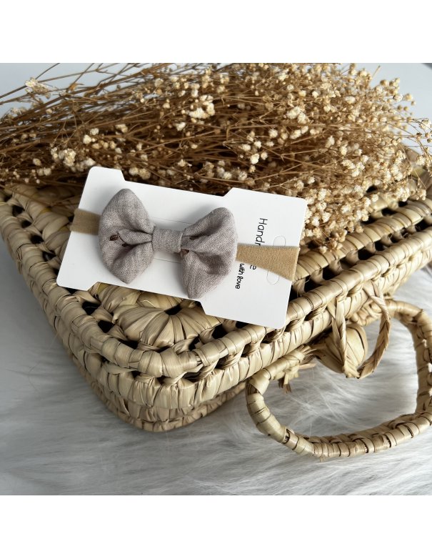 Bandeau bébé noeud gaze de coton feuillage Bandeau bébé noeud gaze de coton feuillage
