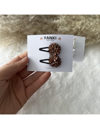 Barrettes à cheveux - flower 2