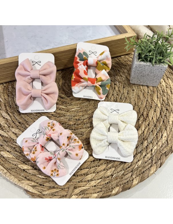 Barrettes à cheveux noeud