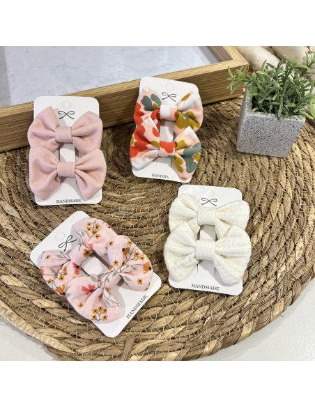 Barrettes à cheveux noeud