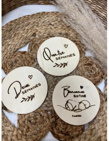 Kit carte étape semaine bébé 2