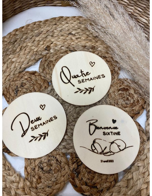 Kit carte étape semaine bébé