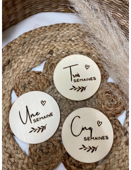 Kit carte étape semaine bébé