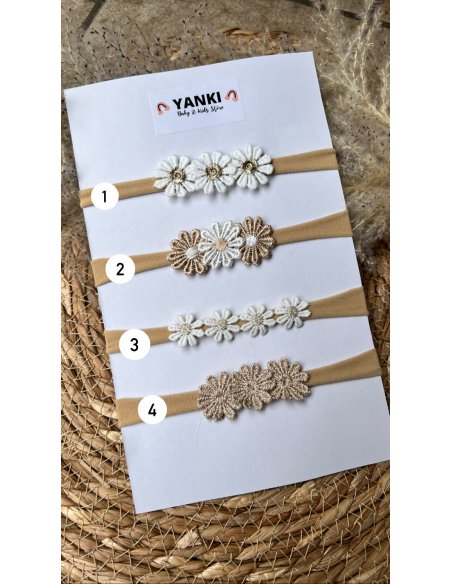 Bandeau flower en nylon Bandeau flower en nylon