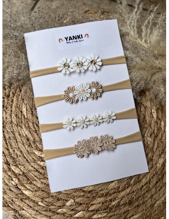 Bandeau flower en nylon 2