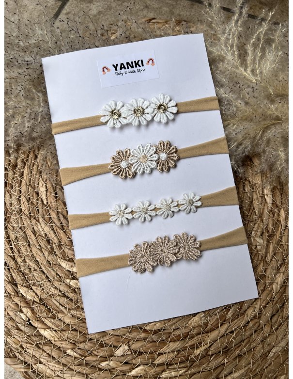 Bandeau flower en nylon Bandeau flower en nylon