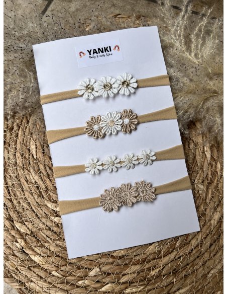 Bandeau flower en nylon Bandeau flower en nylon