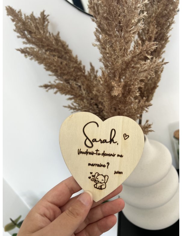 Carte annonce marraine / parrain