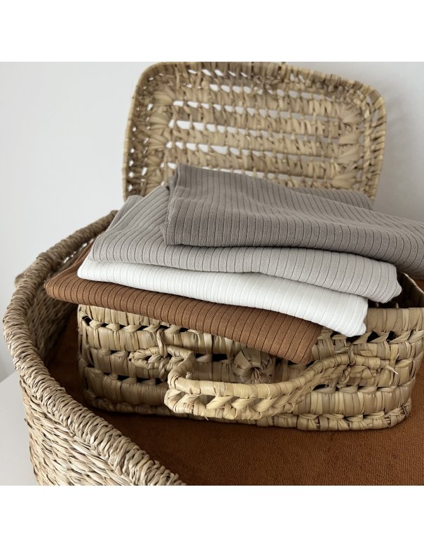 Bandeau à nouer côtelé coton