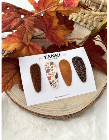 Barrette à cheveux automn leaves