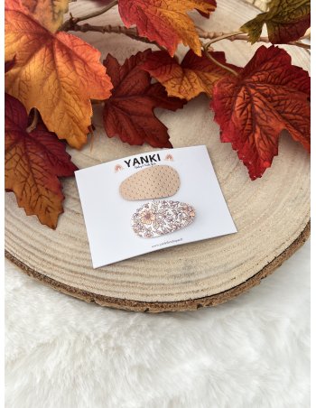 Barrette à cheveux petites fleurs