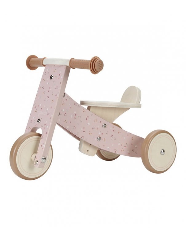 Tricycle en bois rose Little Dutch