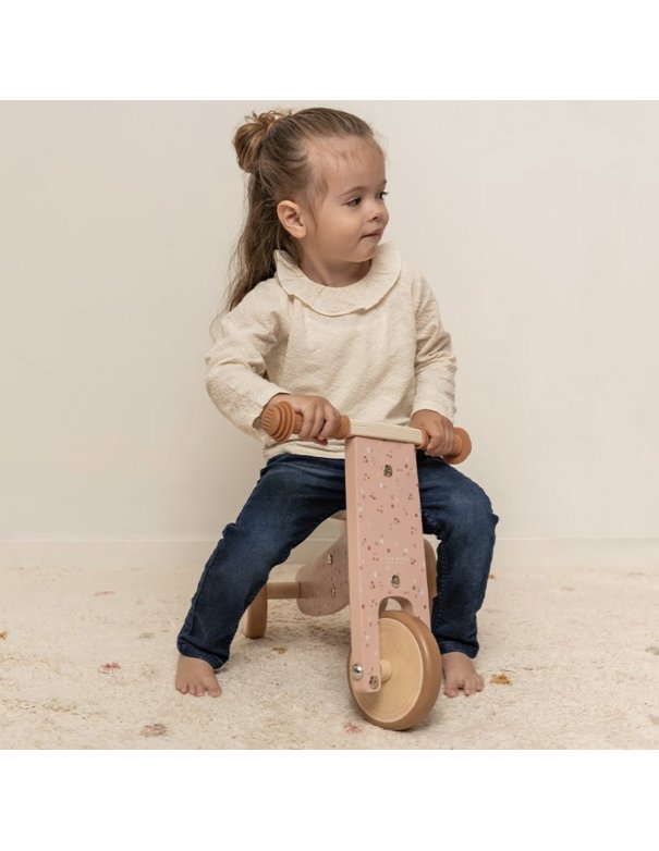 Tricycle en bois rose Little Dutch Tricycle en bois rose Little Dutch