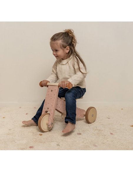 Tricycle en bois rose Little Dutch Tricycle en bois rose Little Dutch