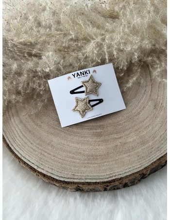Barrettes à cheveux mini étoile 2