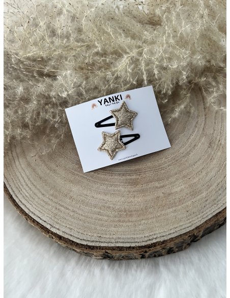 Barrettes à cheveux mini étoile