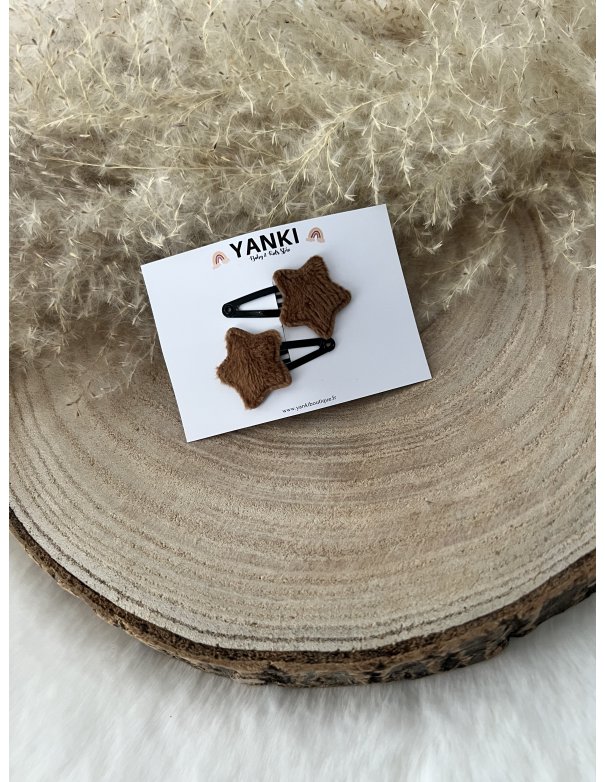 Barrettes à cheveux mini étoile