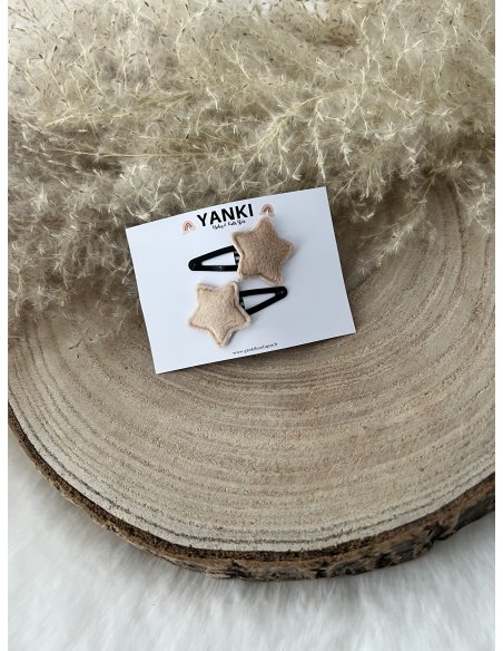 Barrettes à cheveux mini étoile