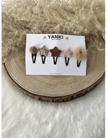 Barrettes à cheveux collection fête