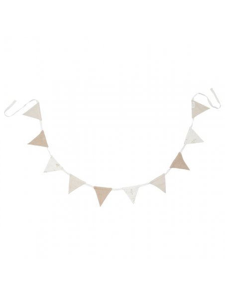 Guirlande fanion gaze de coton Baby Bunny