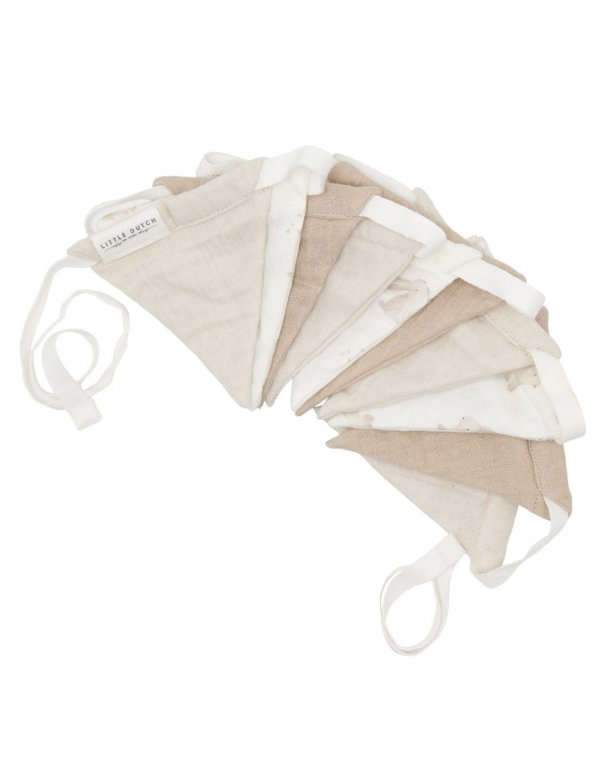 Guirlande fanion gaze de coton Baby Bunny