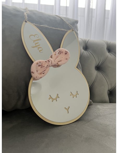 Miroir lapin personnalisé Miroir lapin personnalisé