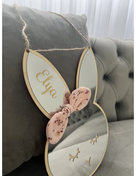 Miroir lapin personnalisé Miroir lapin personnalisé