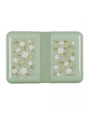 Boîte à goûter fleurs sauge