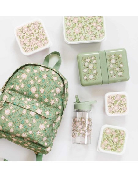 Boîte à goûter fleurs sauge Boîte à goûter fleurs sauge