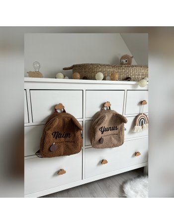 Sac à dos enfant ours personnalisé en moumoute 2