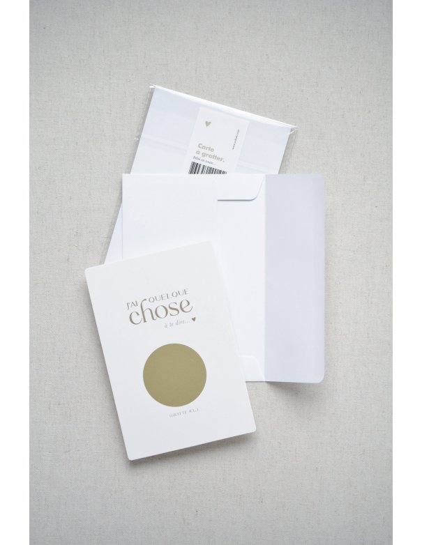 Carte à gratter - Veux-tu être marraine?