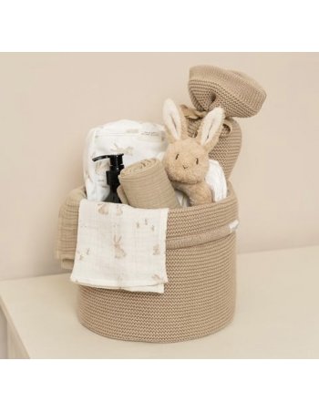 Panier de commode tricoté petit - Pure Beige 2