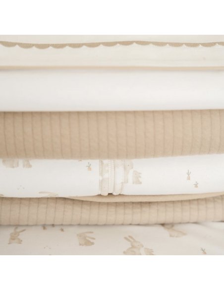 Tapis à langer nomade avec poignée - Pure Beige