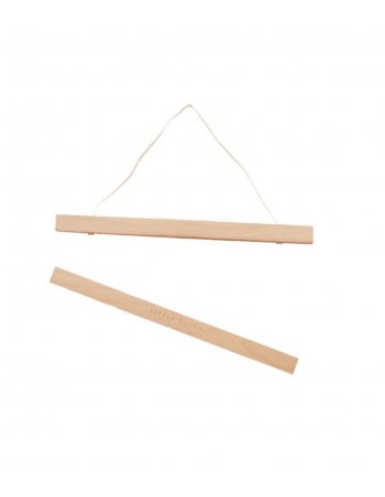 Baguettes de suspension en bois pour poster