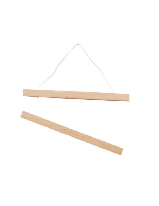 Baguettes de suspension en bois pour poster