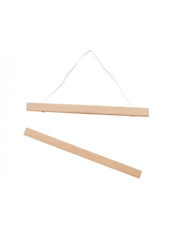 Baguettes de suspension en bois pour poster