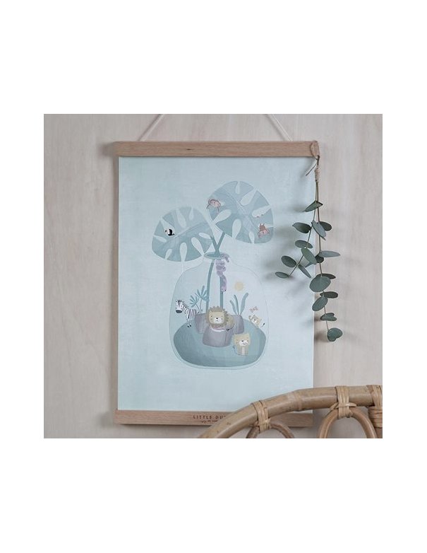 Baguettes de suspension en bois pour poster Baguettes de suspension en bois pour poster