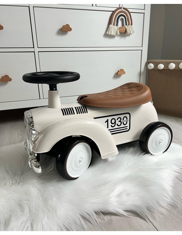 Précommande Trotteur rétro vintage BLANC