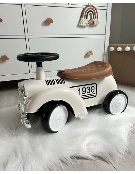 Précommande Trotteur rétro vintage BLANC