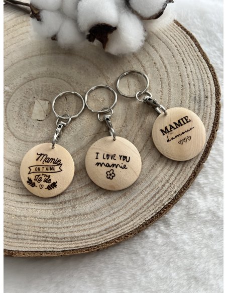 Porte clé personnalisé fête des mamies