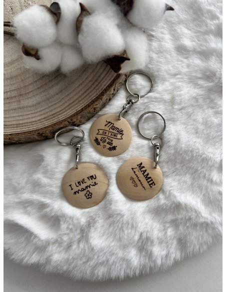 Porte clé personnalisé fête des mamies