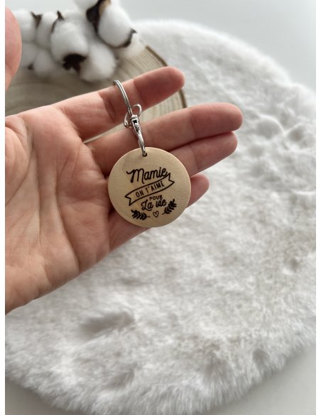 Porte clé personnalisé fête des mamies