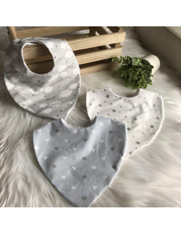 Bavoir bandana en coton